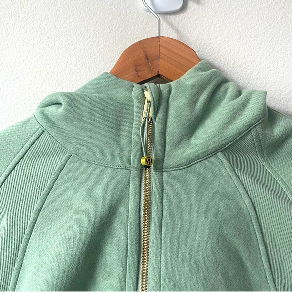NWT Lululemon Scuba Oversized Full Zip Hoodie Palm Court/Gold Size XS/S - Picture 3 of 8